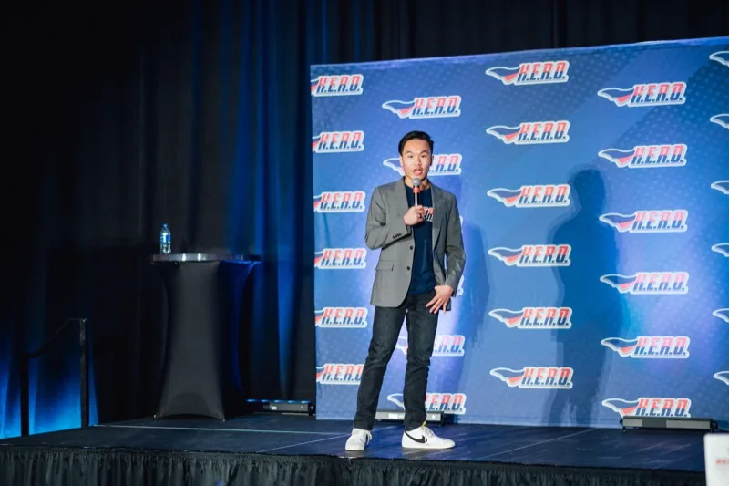 Ben Hoang at a real estate industry event